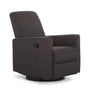 Evolur Raleigh Upholstered Plush Seating Glider Swivel