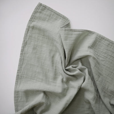 Mushie Organic Cotton Muslin Swaddle Blanket