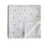 Mushie Organic Cotton Muslin Swaddle Blanket